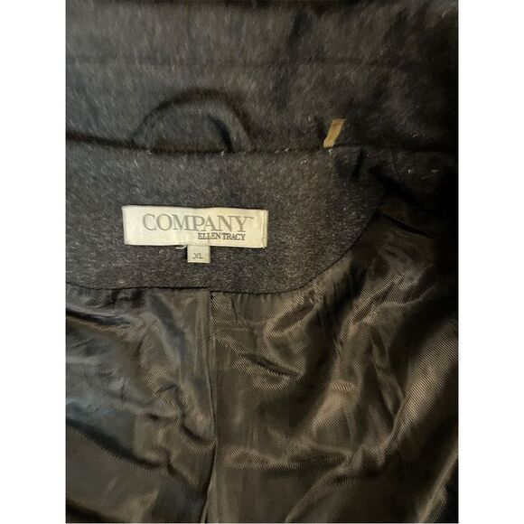 Company by Ellen Tracy Hooded Wool Blend Peacoat - Picture 13 of 16